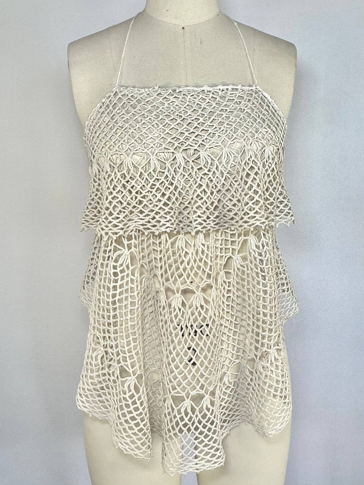 The Fishnet Halter Top